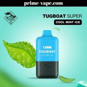 Tugboat Super Cool Mint Ice 12000 Puffs Disposable Vape- Dubai