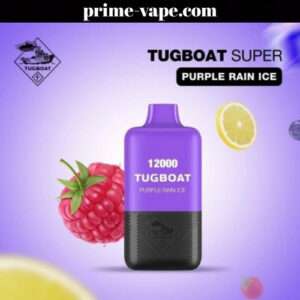 Tugboat Super Purple Rain Ice 12000 Puffs Disposable Vape Pod