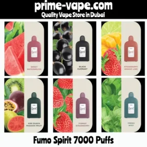 Fumo Spirit 7000 Puffs Disposable Vape in Dubai- Prime Vape UAE