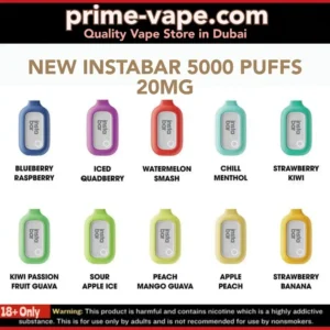Insta Bar 5000 Puffs Disposable Vape in Dubai | Prime Vape UAE