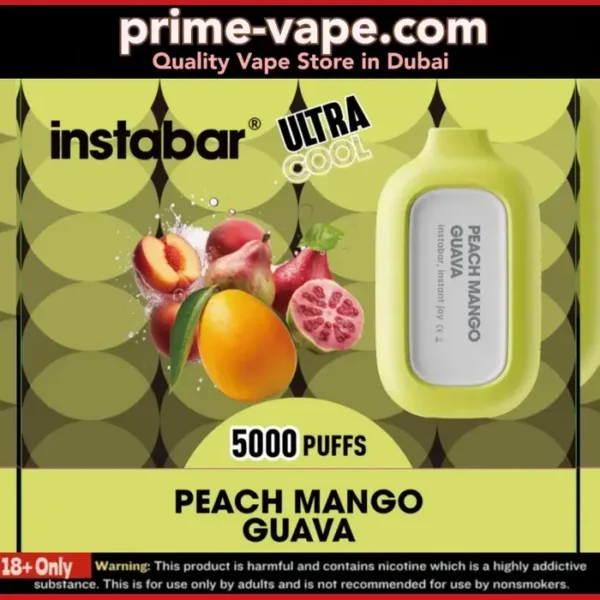 Insta Bar 5000 Puffs Disposable Vape in Dubai | Prime Vape UAE