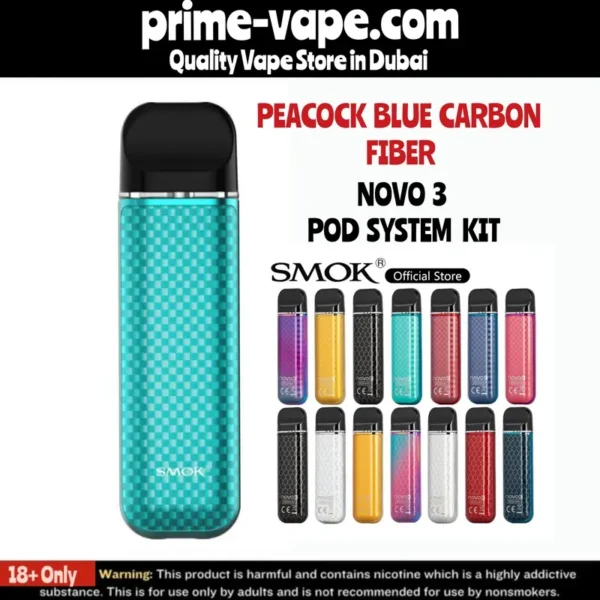 Smok Novo 3 Kit 25W 800mAh 2ml Pod System | Prime Vape UAE