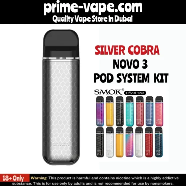 Smok Novo 3 Kit 25W 800mAh 2ml Pod System | Prime Vape UAE