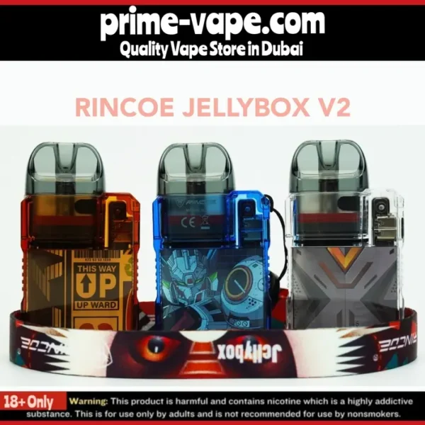 Rincoe Jellybox V2 Kit 16W 850mAh 3ml Pod System- Dubai UAE
