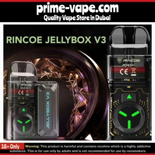 Rincoe Jellybox V3 Kit 16W 750mAh 3ml Pod System- Dubai UAE
