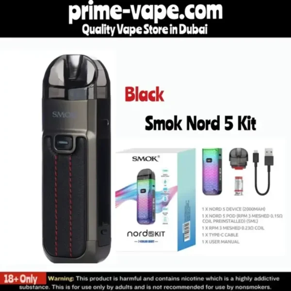 Smok Nord 5 Kit 80W Pod System 2000mAh 5ml- Prime Vape UAE