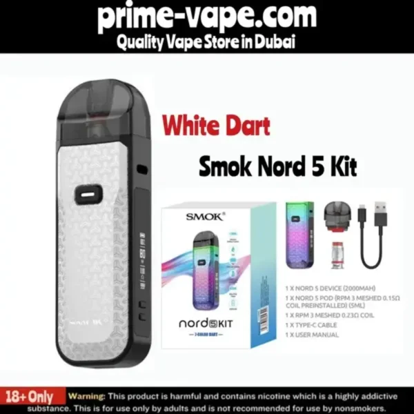 Smok Nord 5 Kit 80W Pod System 2000mAh 5ml- Prime Vape UAE