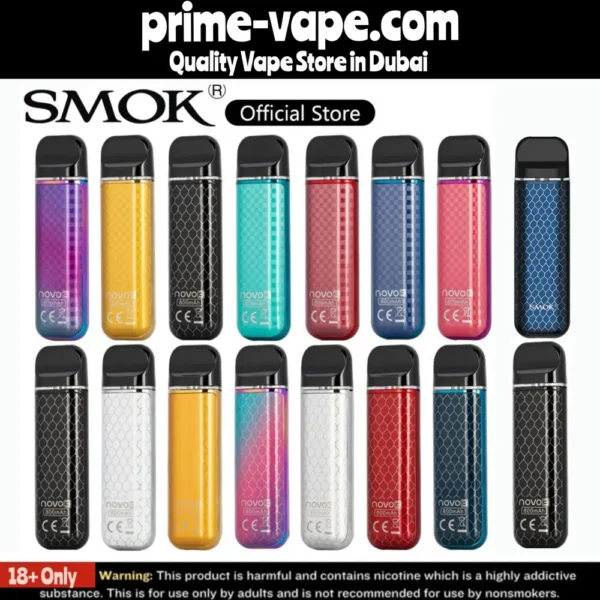 Smok Novo 3 Kit 25W 800mAh 2ml Pod System | Prime Vape UAE