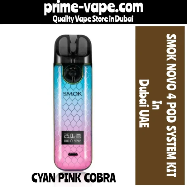 SMOK Novo 4 Kit 25W 800mAh Pod System | Prime Vape UAE