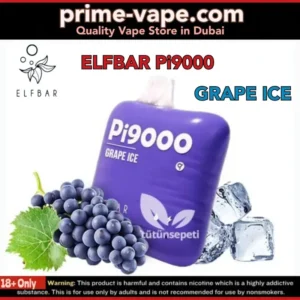 Grape Ice Elf Bar Pi9000 Puffs Disposable Vape- Buy in Dubai