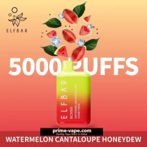 Watermelon Cantaloupe Honeydew Elf Bar 5000 Puffs Disposable