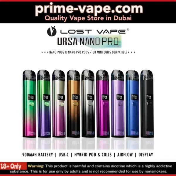 Lost Vape Ursa Nano Pro Pod Kit 900mAh 25W in Dubai UAE