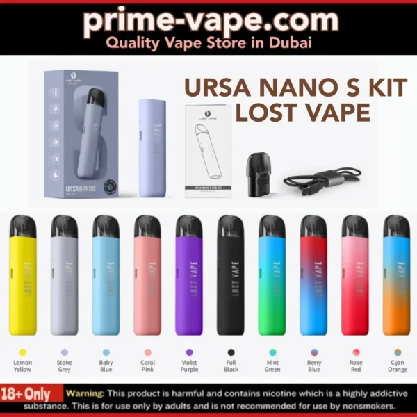 LOST VAPE URSA NANO S Kit 16W 800mAh 2.5ml in Dubai UAE