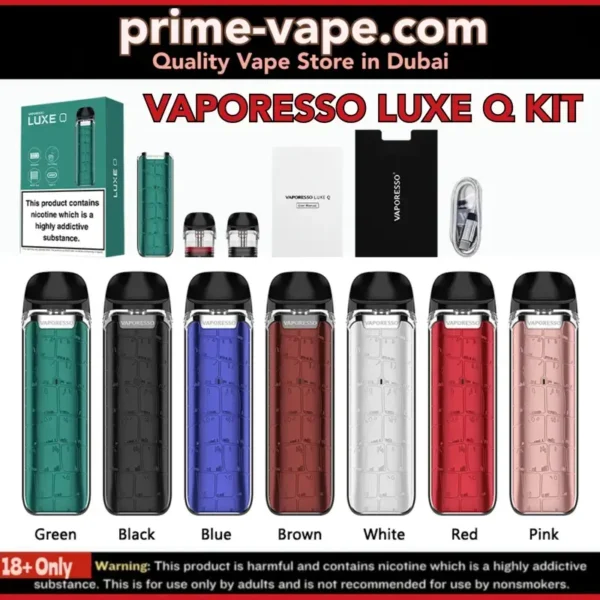 Buy VAPORESSO Luxe Q Kit 1000mAh Pod System in Dubai UAE