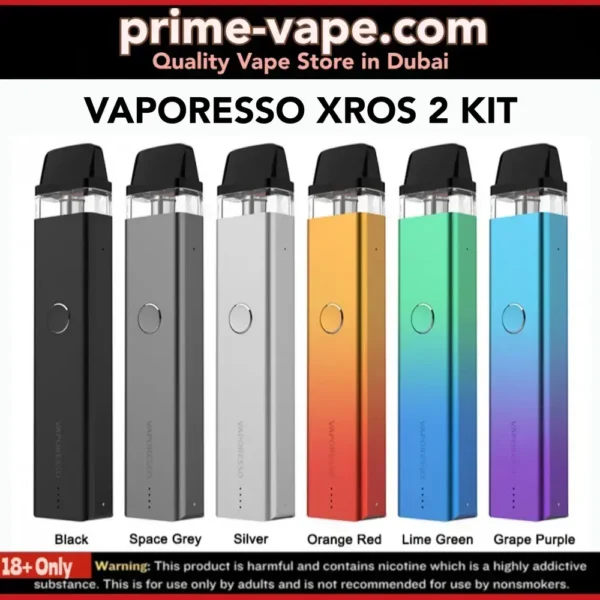 Vaporesso Xros 2 Kit 1000mAh 11-16W Pod System in Dubai UAE