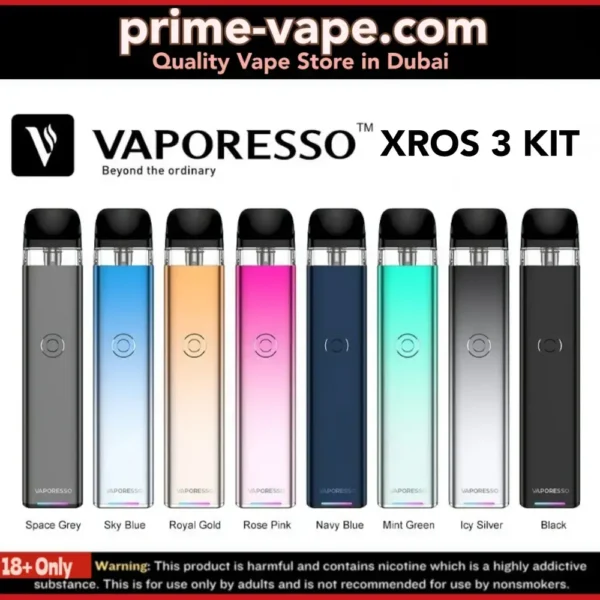 VAPORESSO XROS 3 Kit 1000mAh Pod System in Dubai UAE