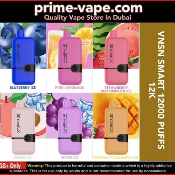 VNSN Smart 12000 Puffs Disposable Vape 12K in Dubai UAE