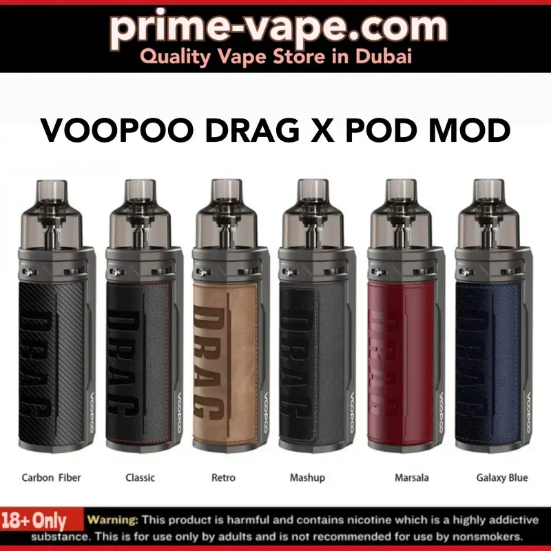 VOOPOO Drag X Pod Mod Kit 80W in Dubai | Prime Vape UAE