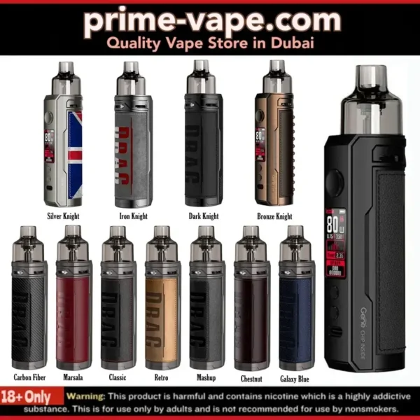 VOOPOO Drag X Pod Mod Kit 80W in Dubai | Prime Vape UAE