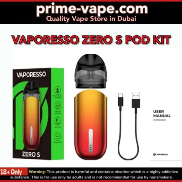 VAPORESSO ZERO S Kit 650mAh Pod Device 2ml in Dubai UAE