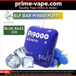 Elf Bar Pi9000 Blue Razz Ice Disposable Vape in Dubai- 9000 Puffs