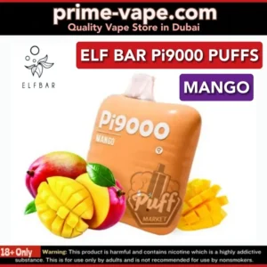 Mango Elf Bar Pi9000 Disposable Vape in Dubai- Best 9000 Puffs