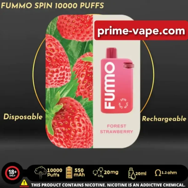 Fumo Spin 10000 Puffs Disposable Vape in Dubai UAE- FUMMO