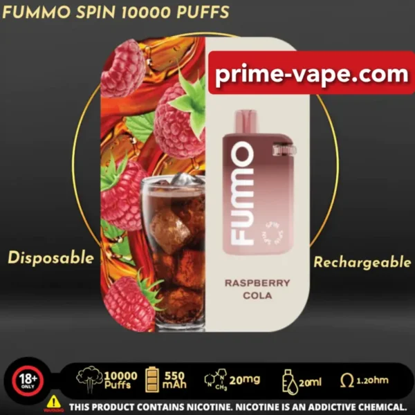 Fumo Spin 10000 Puffs Disposable Vape in Dubai UAE- FUMMO