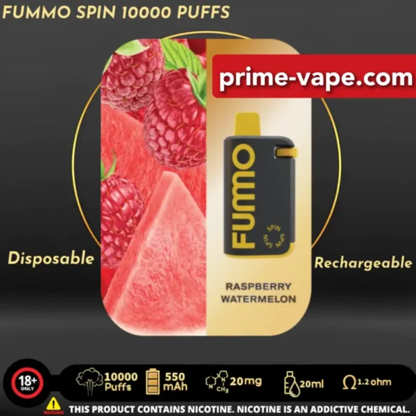 Fumo Spin 10000 Puffs Disposable Vape in Dubai UAE- FUMMO