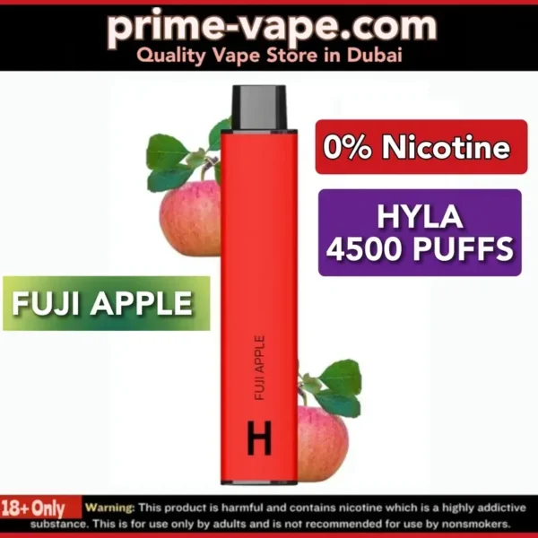 Hyla 0 Nicotine 4500 Puffs 0mg Disposable Vape in Dubai UAE