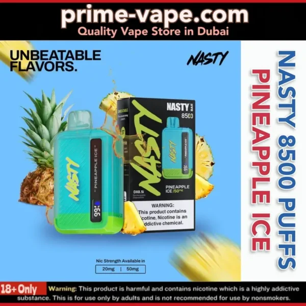 Nasty Bar 8500 Puffs Disposable Vape in 20mg / 50mg- Dubai UAE