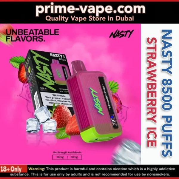 Nasty Bar 8500 Puffs Disposable Vape in 20mg / 50mg- Dubai UAE