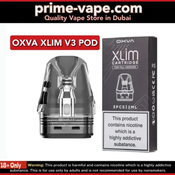 Oxva Xlim V3 Cartridge 0.6ohm 0.8ohm 1.2ohm Empty Pod- Dubai