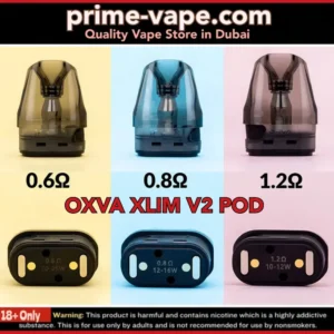 OXVA Xlim V2 Cartridge 0.6ohm 0.8ohm 1.2ohm Empty Pod- Dubai