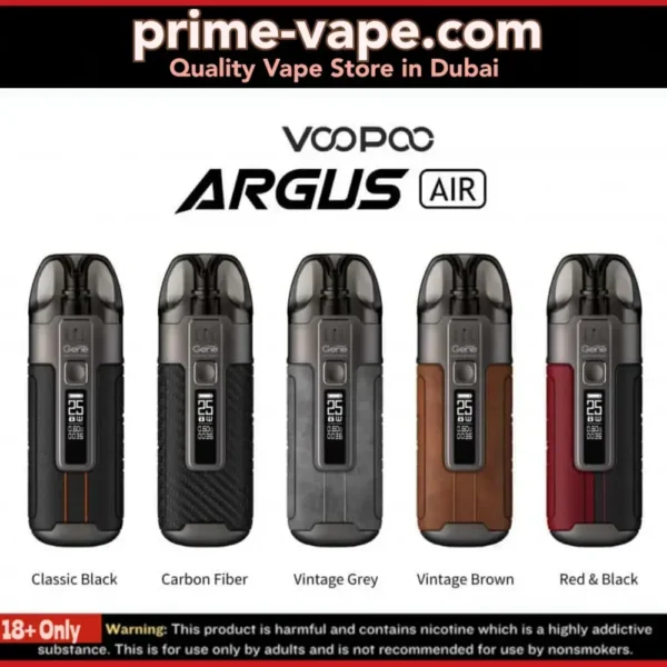 Voopoo Argus Air Kit 25W 900mAh Pod System- Prime Vape UAE