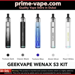 Geekvape Wenax S3 Kit 1100mAh 18W Pod System- Dubai UAE