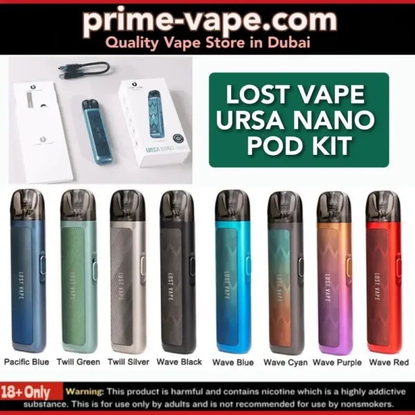 Lost Vape Ursa Nano Pod kit 800mAh 18w Pod System in Dubai