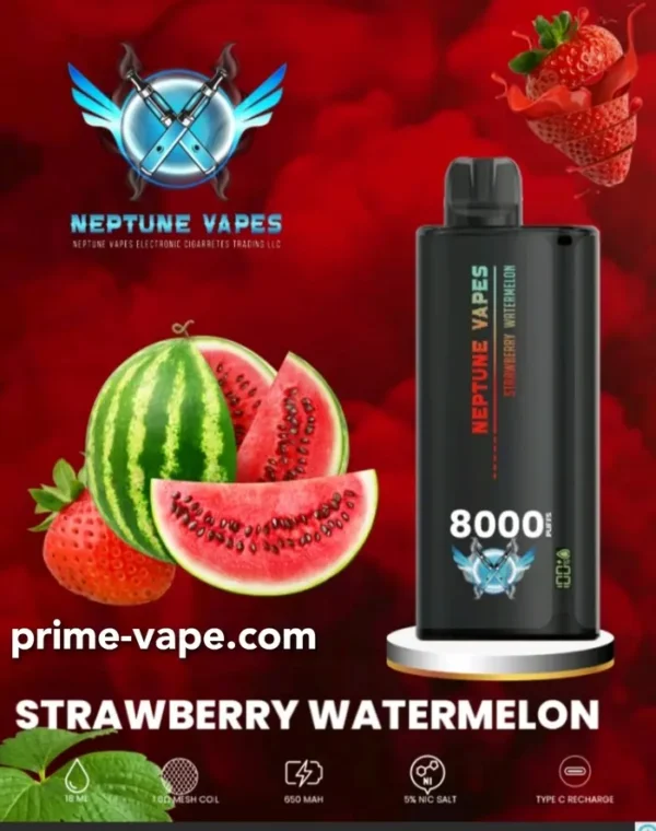 Neptune 8000 Puffs Disposable Vape in Dubai UAE- Best Kit