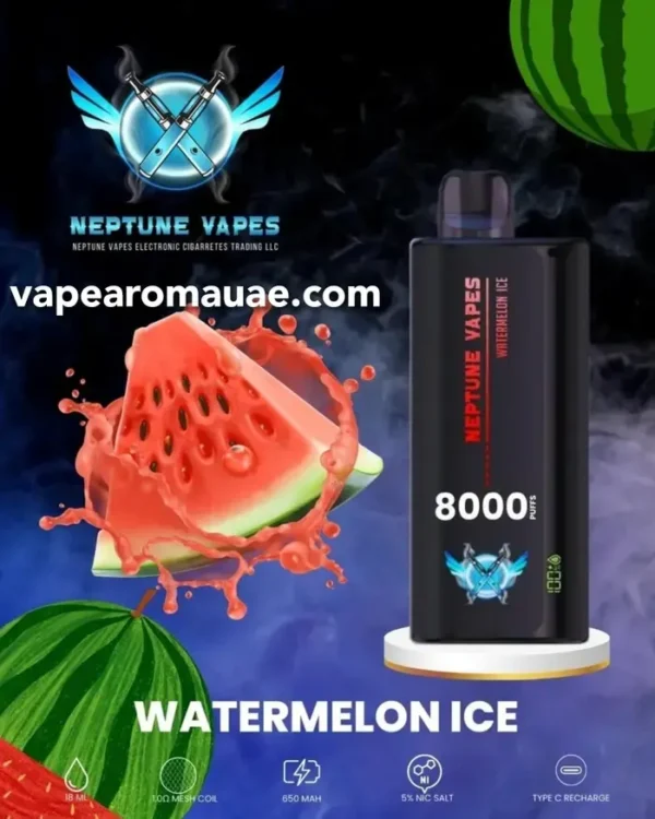 Neptune 8000 Puffs Disposable Vape in Dubai UAE- Best Kit