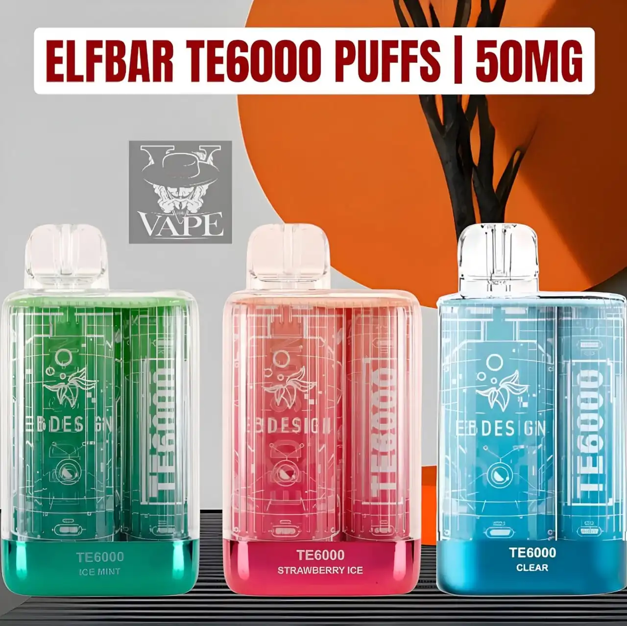 New Elfbar TE6000 Puffs Disposable Vape in Dubai | US Version