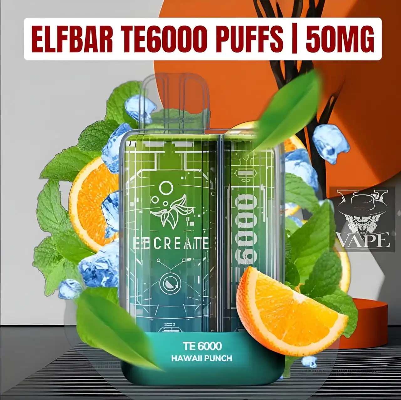 New Elfbar TE6000 Puffs Disposable Vape in Dubai | US Version