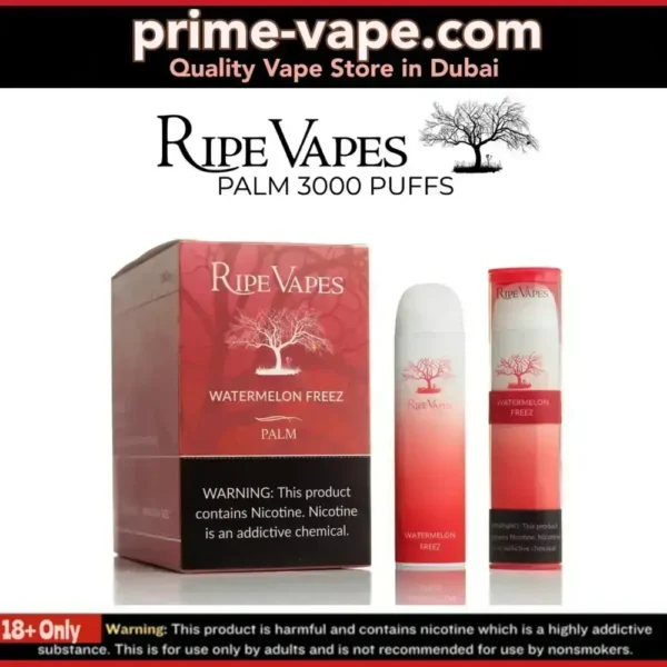 Ripe Vapes Palm 3000 Puffs Disposable Vape in Dubai UAE- Best