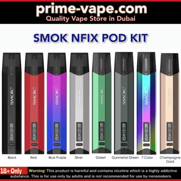 SMOK Nfix Pod Kit 25W 700mAh in Dubai UAE- Best Pod System