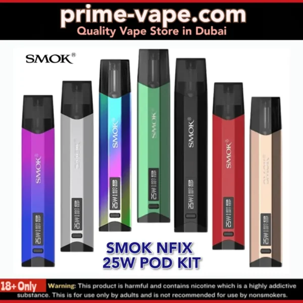 SMOK Nfix Pod Kit 25W 700mAh in Dubai UAE- Best Pod System