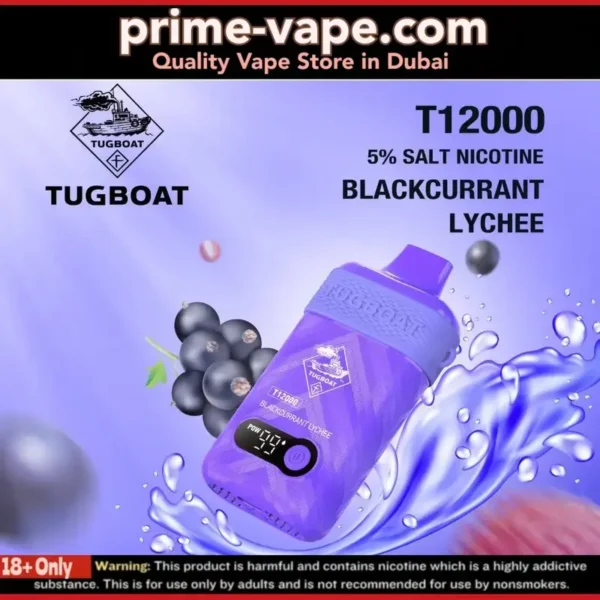 New Tugboat T12000 Disposable Vape in Dubai- Best 12000 Puffs