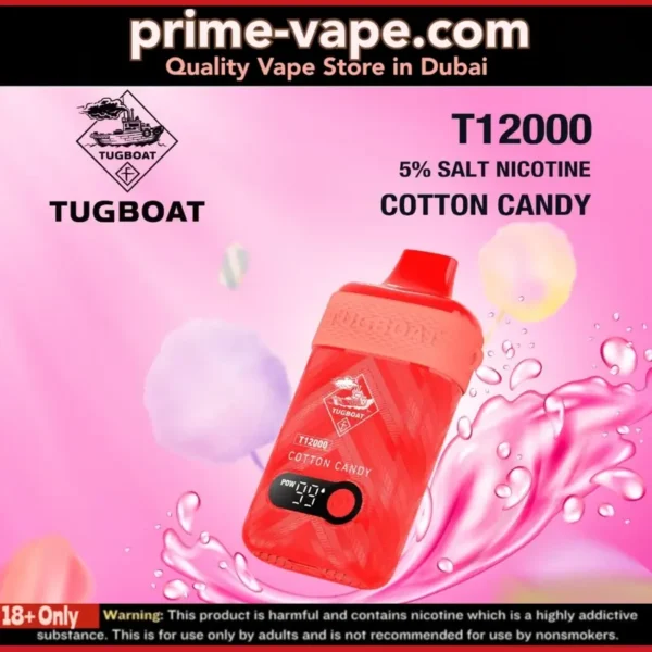 New Tugboat T12000 Disposable Vape in Dubai- Best 12000 Puffs