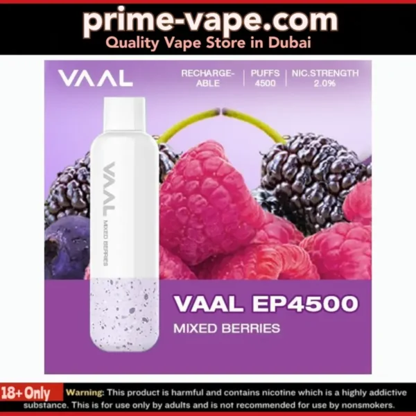 VAAL EP4500 Disposable Vape in Dubai- Rechargeable 4500 Puffs