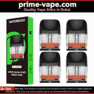 Vaporesso Xros Replacement Pods 4p/pack 2ml 0.6, 0.8 & 1.2ohm