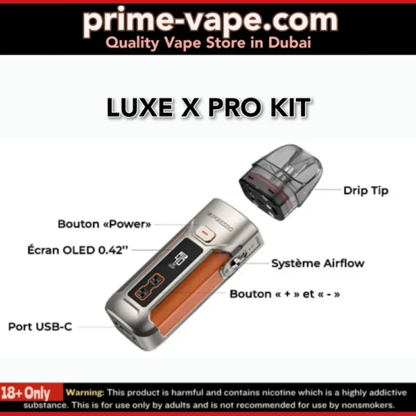 Best Vaporesso Luxe X Pro Kit 40W 1500mAh Pod System- Dubai