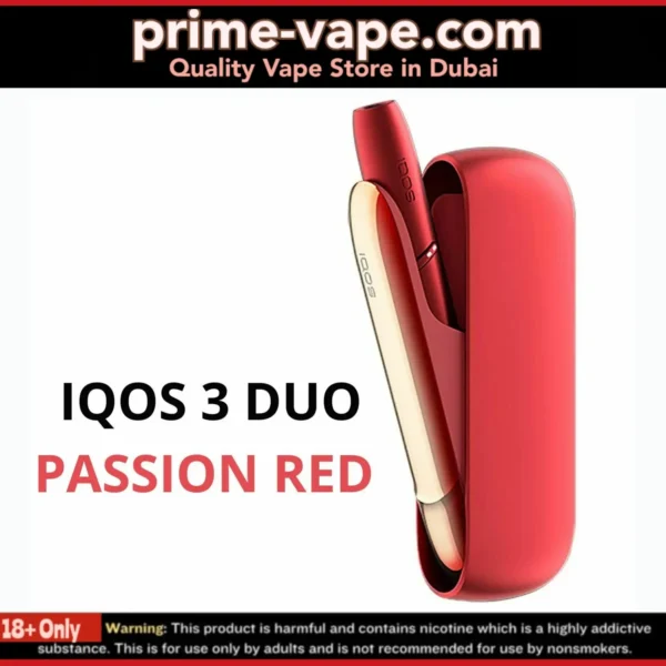 IQOS 3 Duo Passion Red Limited Addition Kit in Dubai UAE- Heets